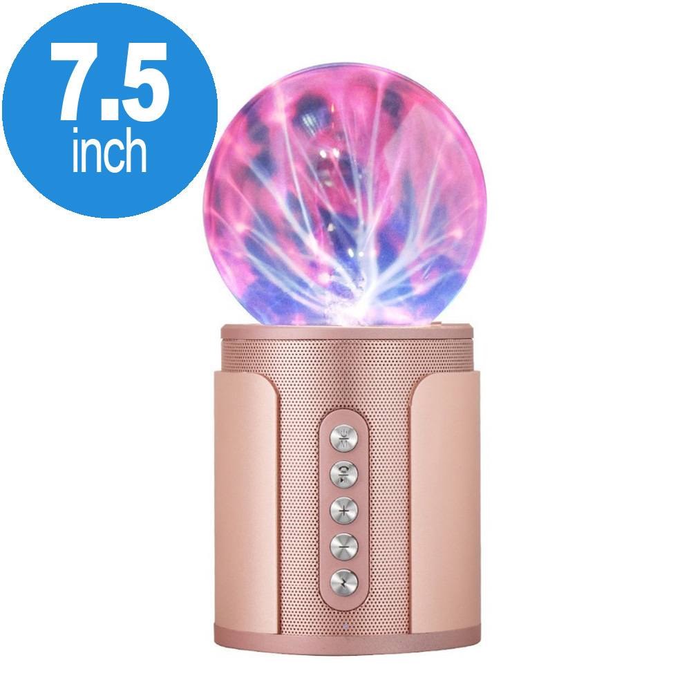 Loud Sound Magic Plasma Ball Bluetooth SPEAKER P2 (Rose Gold)